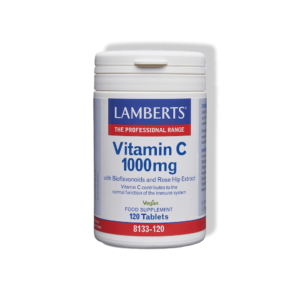 Lamberts Latvija| Produkta attēls| C vitamīns ar bioflavonoīdiem