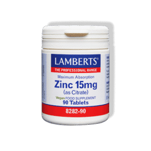 Lamberts Latvija| Produkta attēls| Cinks (kā citrāts) 15mg