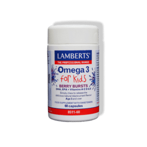 Lamberts Latvija| Produkta attēls| Omega 3 zivju eļļas kapsulas bērniem